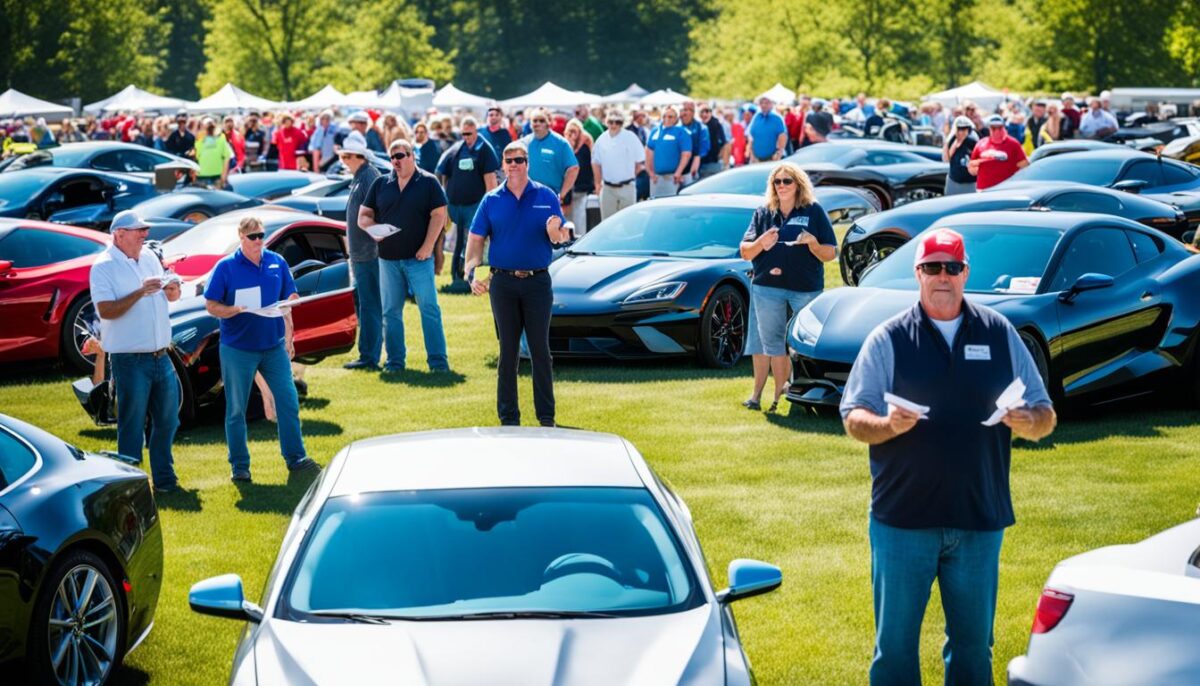 Participating in car auction